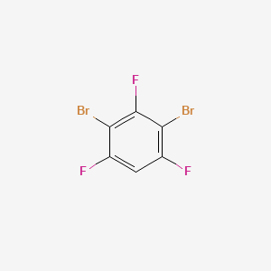 molecular formula C6HBr2F3 B2406291 2,4-Dibromo-1,3,5-trifluorobenzene CAS No. 363-69-9