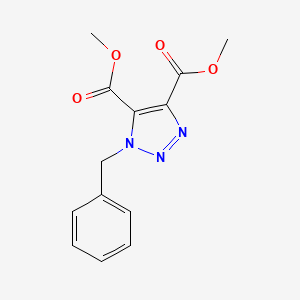 molecular formula C13H13N3O4 B2406352 dimethyl 1-benzyl-1H-1,2,3-triazole-4,5-dicarboxylate CAS No. 73500-16-0