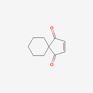 molecular formula C10H12O2 B2406368 Spiro[4.5]dec-2-ene-1,4-dione CAS No. 124015-71-0