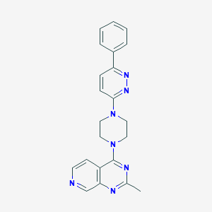 2-Methyl-4-[4-(6-phenylpyridazin-3-yl)piperazin-1-yl]pyrido[3,4-d]pyrimidine