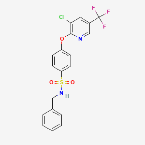 N-Benzyl-4-((3-chloro-5-(trifluoromethyl)-2-pyridinyl)oxy)benzenesulfonamide