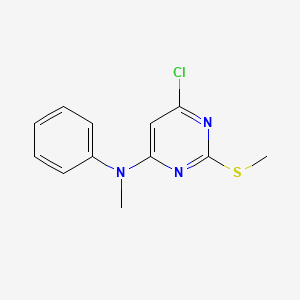 6-chloro-N-methyl-2-(methylsulfanyl)-N-phenyl-4-pyrimidinamine