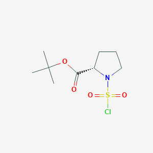 tert-butyl (2S)-1-(chlorosulfonyl)pyrrolidine-2-carboxylate