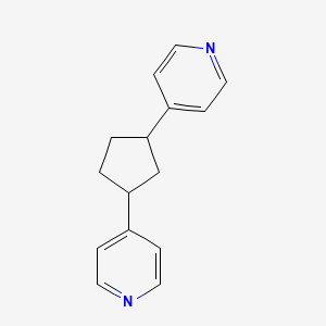 molecular formula C15H16N2 B2406467 1,3-Bis(4-pyridyl)cyclopentane CAS No. 865075-20-3
