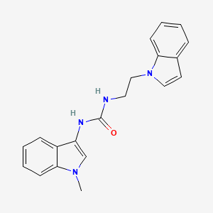molecular formula C20H20N4O B2406476 1-(2-(1H-indol-1-yl)ethyl)-3-(1-methyl-1H-indol-3-yl)urea CAS No. 941879-39-6
