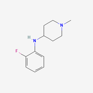 molecular formula C12H17FN2 B2406500 N-(2-fluorophenyl)-1-methylpiperidin-4-amine CAS No. 51233-90-0
