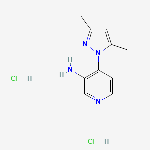 molecular formula C10H14Cl2N4 B2406539 C10H14Cl2N4 CAS No. 1574293-66-5