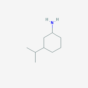 molecular formula C9H19N B2406541 3-(丙-2-基)环己-1-胺 CAS No. 6850-37-9