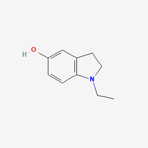 molecular formula C10H13NO B2406595 1-Ethylindolin-5-ol CAS No. 763866-46-2