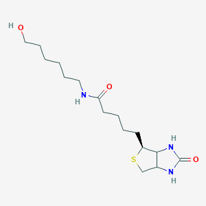 molecular formula C16H29N3O3S B2406632 6-N-Biotinylaminohexanol CAS No. 106451-92-7; 189353-32-0