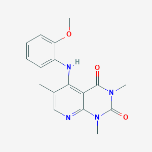 5-((2-methoxyphenyl)amino)-1,3,6-trimethylpyrido[2,3-d]pyrimidine-2,4(1H,3H)-dione