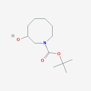 molecular formula C12H23NO3 B2406649 3-Hidroxiazoca-1-carboxilato de terc-butilo CAS No. 194492-04-1