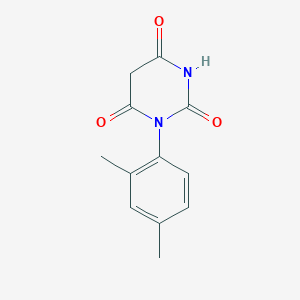 molecular formula C12H12N2O3 B2406658 1-(2,4-dimethylphenyl)pyrimidine-2,4,6(1H,3H,5H)-trione CAS No. 885372-57-6