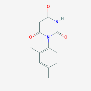 molecular formula C12H12N2O3 B2406658 1-(2,4-二甲苯基)嘧啶-2,4,6(1H,3H,5H)-三酮 CAS No. 885372-57-6