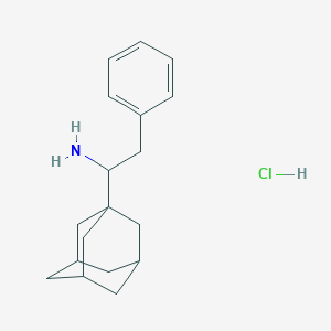 1-(1-Adamantyl)-2-phenylethanamine;hydrochloride