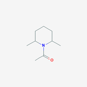 molecular formula C9H17NO B2406690 1-(2,6-二甲基哌啶-1-基)乙酮 CAS No. 20722-51-4