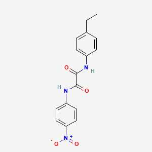 molecular formula C16H15N3O4 B2406696 N1-(4-ethylphenyl)-N2-(4-nitrophenyl)oxalamide CAS No. 899974-36-8
