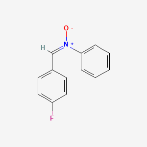 molecular formula C13H10FNO B2406706 (E)-(4-氟苯亚甲基)(苯基)氮杂氧化物 CAS No. 1164546-91-1