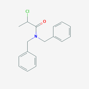 molecular formula C17H18ClNO B2406733 N,N-二苄基-2-氯丙酰胺 CAS No. 109246-53-9