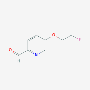 molecular formula C8H8FNO2 B2406743 5-(2-Fluoroethoxy)pyridine-2-carbaldehyde CAS No. 1522114-31-3