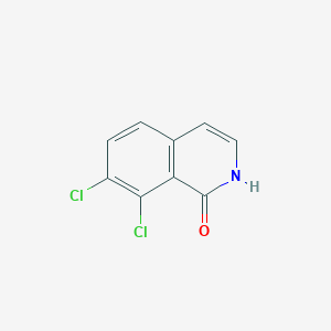 molecular formula C9H5Cl2NO B2406758 7,8-Dichloroisoquinoline-1(2H)-one CAS No. 80233-87-0