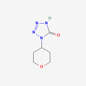 molecular formula C6H10N4O2 B2406766 4-(Oxan-4-yl)-1H-tetrazol-5-one CAS No. 2260930-98-9