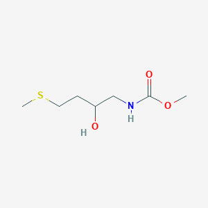 molecular formula C7H15NO3S B2406790 Methyl N-(2-hydroxy-4-methylsulfanylbutyl)carbamate CAS No. 2309310-81-2