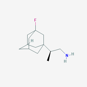 (2S)-2-(3-Fluoro-1-adamantyl)propan-1-amine