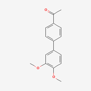 molecular formula C16H16O3 B2406837 对-(3,4-二甲氧基苯基)-α-甲基苯甲醛 CAS No. 1179303-28-6