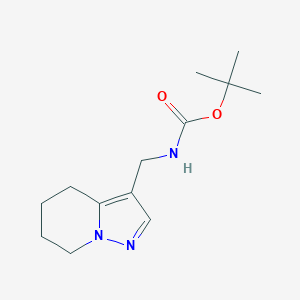 Tert-butyl ((4,5,6,7-tetrahydropyrazolo[1,5-a]pyridin-3-yl)methyl)carbamate