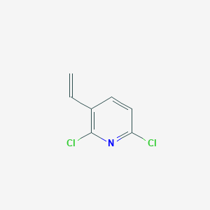 molecular formula C7H5Cl2N B2406868 2,6-Dichloro-3-ethenylpyridine CAS No. 412028-39-8