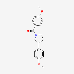 (4-Methoxyphenyl)(3-(4-methoxyphenyl)pyrrolidin-1-yl)methanone
