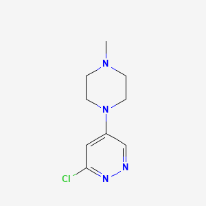 molecular formula C9H13ClN4 B2406882 3-氯-5-(4-甲基哌嗪-1-基)哒嗪 CAS No. 1201176-24-0