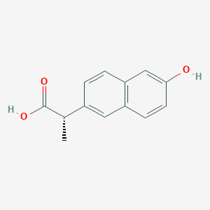 molecular formula C13H12O3 B024069 O-Desmethylnaproxen CAS No. 52079-10-4
