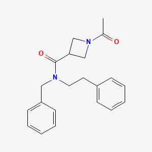 1-acetyl-N-benzyl-N-(2-phenylethyl)azetidine-3-carboxamide