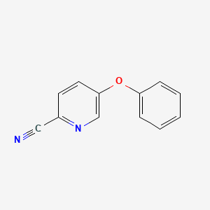 molecular formula C12H8N2O B2406938 5-Phenoxypyridin-2-carbonitril CAS No. 75580-03-9