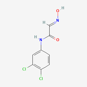 molecular formula C8H6Cl2N2O2 B2406956 (2E)-N-(3,4-dichlorophenyl)-2-(hydroxyimino)acetamide CAS No. 1081809-48-4