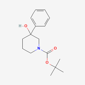 molecular formula C16H23NO3 B2406995 Tert-butyl 3-hydroxy-3-phenylpiperidine-1-carboxylate CAS No. 213923-81-0