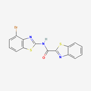 N-(4-bromo-1,3-benzothiazol-2-yl)-1,3-benzothiazole-2-carboxamide