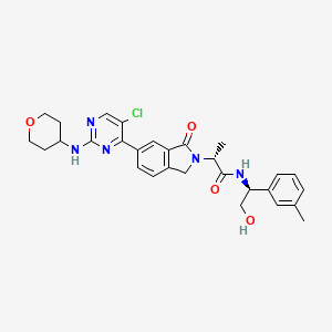 molecular formula C29H32ClN5O4 B2407053 ERK1/2 inhibitor 1 CAS No. 2095719-90-5