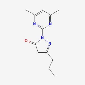 2-(4,6-dimethylpyrimidin-2-yl)-5-propyl-2,4-dihydro-3H-pyrazol-3-one