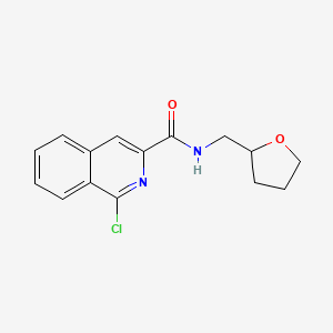 1-chloro-N-[(oxolan-2-yl)methyl]isoquinoline-3-carboxamide