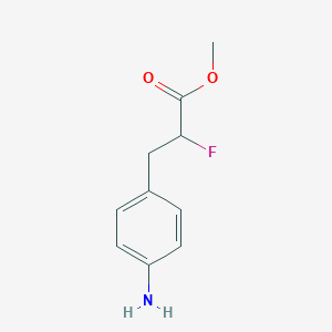 Methyl 3-(4-aminophenyl)-2-fluoropropanoate