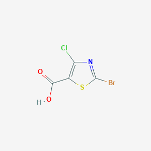 molecular formula C4HBrClNO2S B2407156 2-溴-4-氯噻唑-5-羧酸 CAS No. 139670-04-5