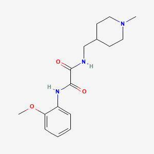 molecular formula C16H23N3O3 B2407236 N1-(2-methoxyphenyl)-N2-((1-methylpiperidin-4-yl)methyl)oxalamide CAS No. 953224-65-2