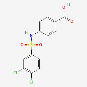 4-(3,4-Dichlorobenzenesulfonamido)benzoic acid