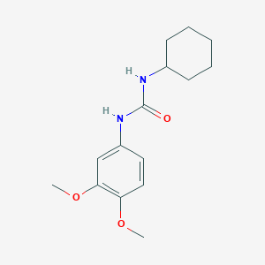 molecular formula C15H22N2O3 B240726 1-Cyclohexyl-3-(3,4-dimethoxyphenyl)urea 