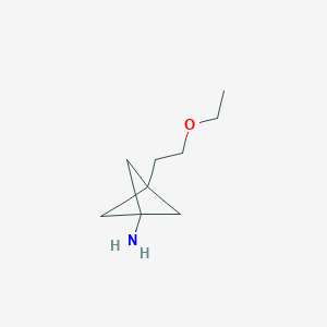 3-(2-Ethoxyethyl)bicyclo[1.1.1]pentan-1-amine