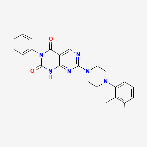 7-(4-(2,3-dimethylphenyl)piperazin-1-yl)-3-phenylpyrimido[4,5-d]pyrimidine-2,4(1H,3H)-dione