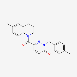 6-(6-methyl-1,2,3,4-tetrahydroquinoline-1-carbonyl)-2-(4-methylbenzyl)pyridazin-3(2H)-one